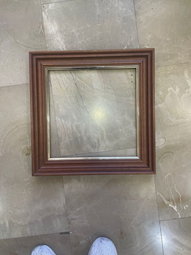 2 marcos cuadros madera