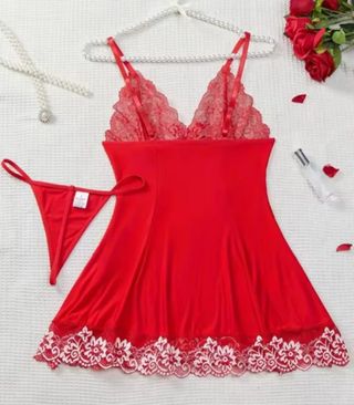 Lencería sensual con tanga talla M.CON ETIQUETA 