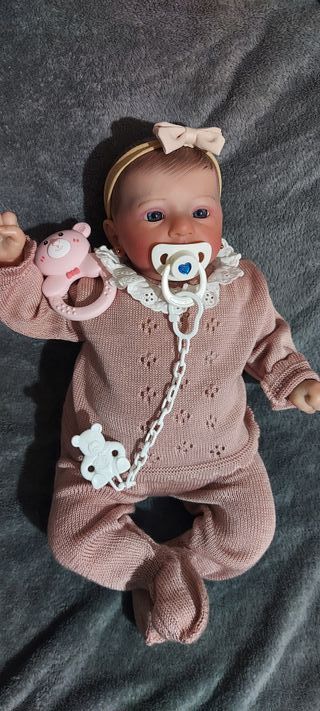 bebé reborn prematura cuerpo tela