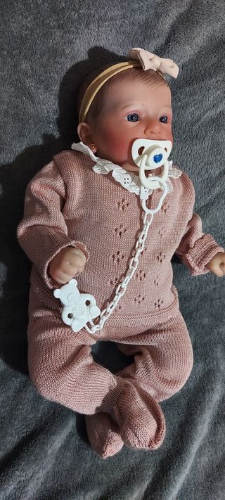 bebé reborn prematura cuerpo tela