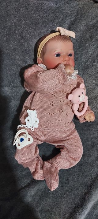 bebé reborn prematura cuerpo tela