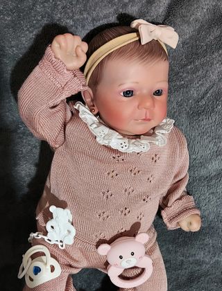 bebé reborn prematura cuerpo tela
