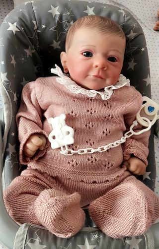 bebé reborn prematura cuerpo tela