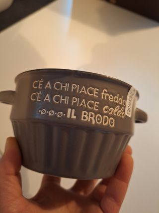 Set due ciotole ceramica