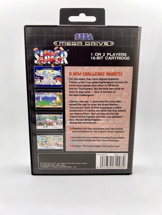 Super Street Fighter II  Mega Drive