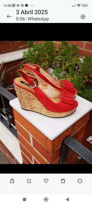 ZAPATOS CUÑA FLAMENCA