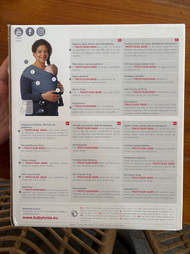 Fular Slen Sling porteo bebés