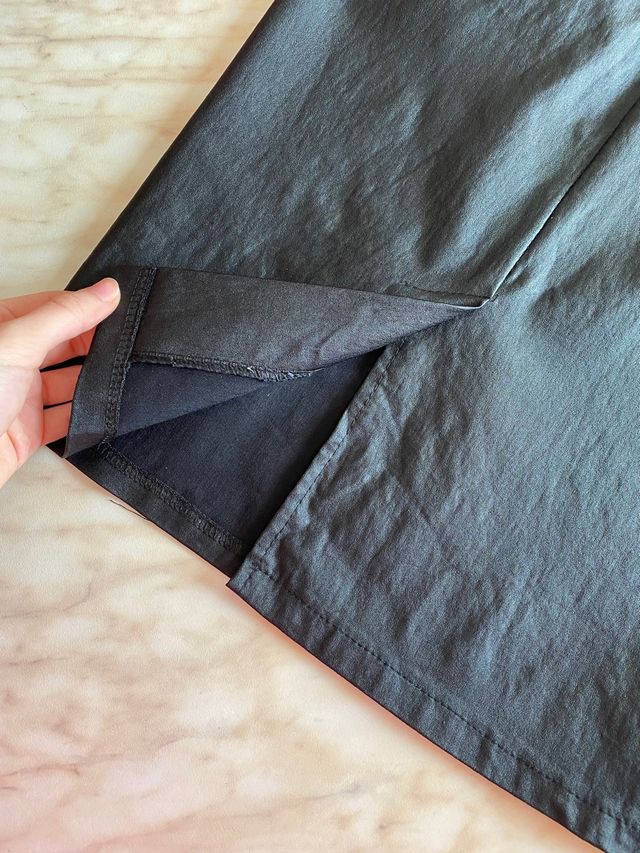 gonna in simil pelle a tubino