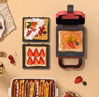 Piastra Elettrica per Colazione Toast Sandwich