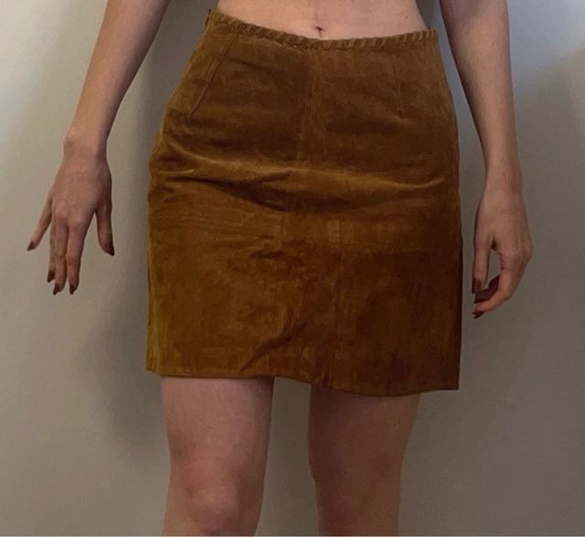 Falda ante marron