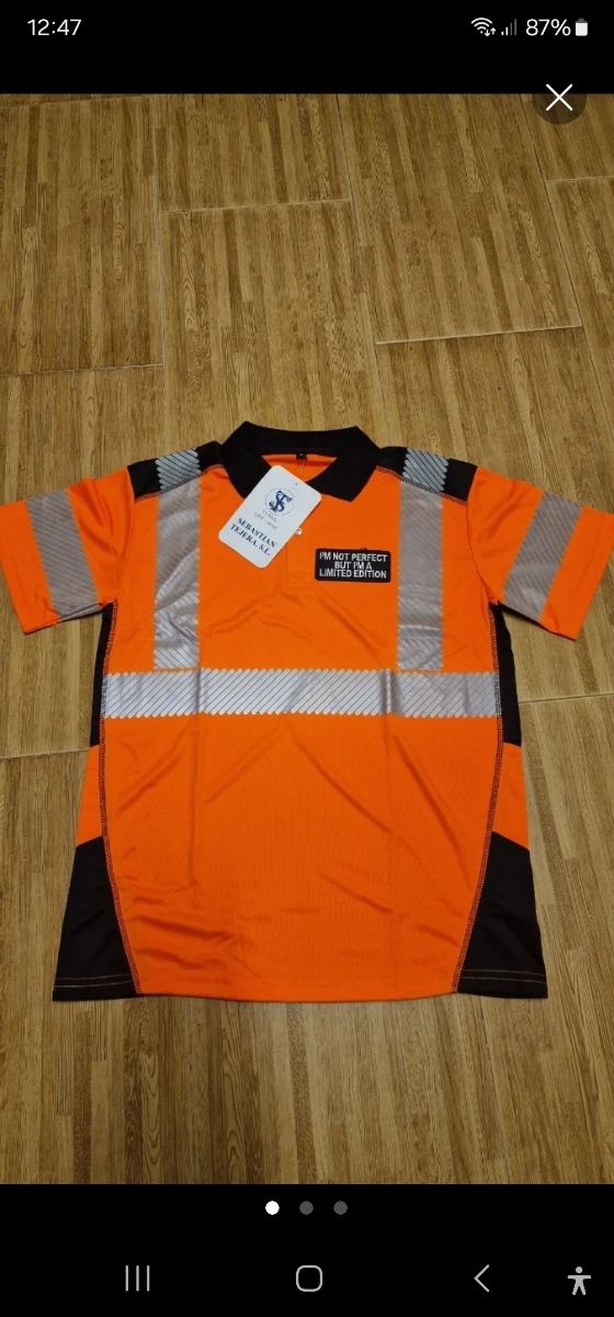 Polo Manga Corta - Reflectante -