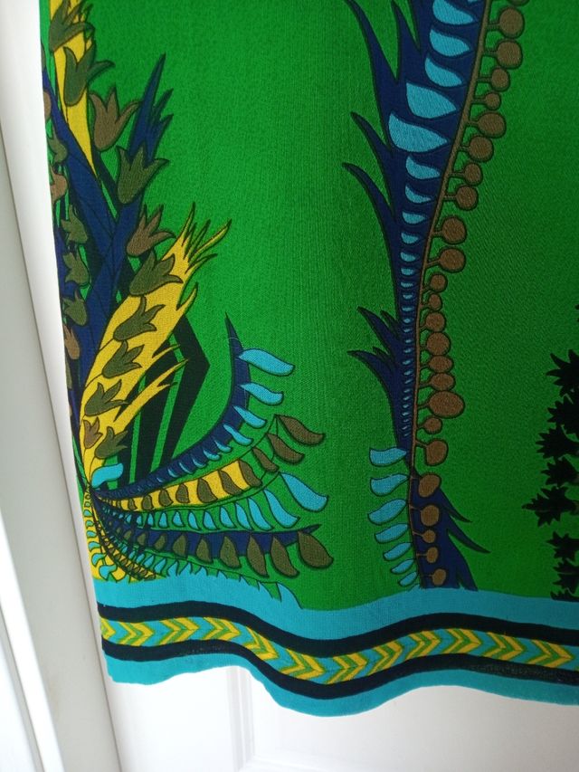 Vestido verde M Derhy