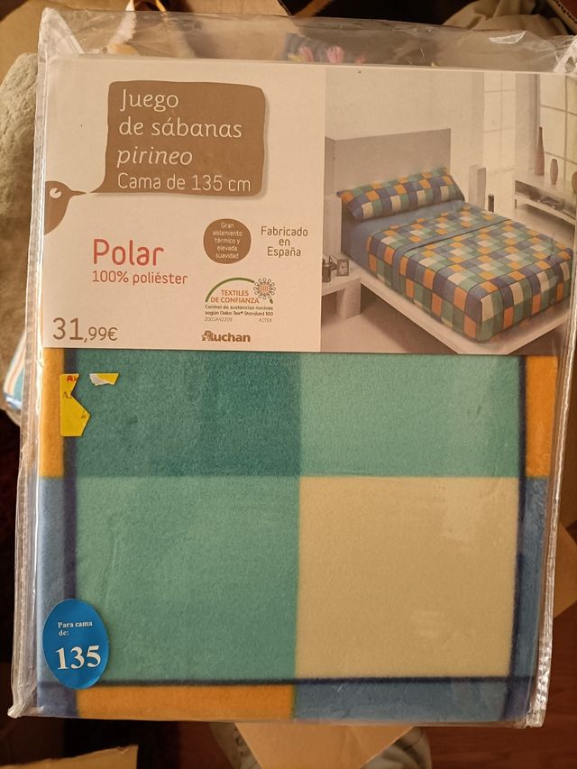 Sabanas pirineo franela cama 135