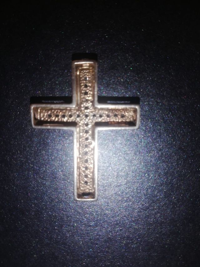 Ciondolo uomo Croce argento 