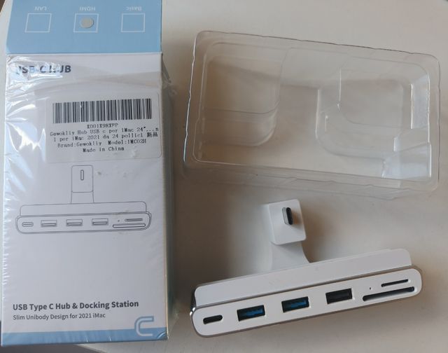 HUB USBC 8en1 imac 24" 2021