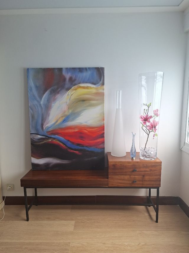 Jarrón, violetero, florero, murano