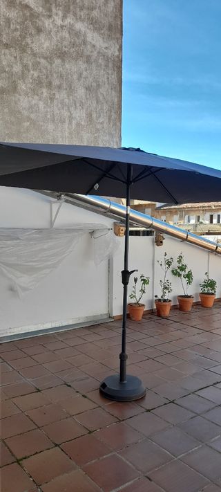 Sombrilla rectangular jardin terraza