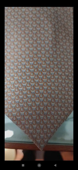 Corbata de seda de Tex