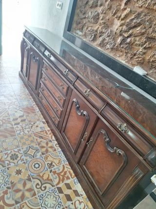 Mueble aparador caoba
