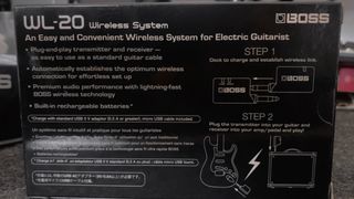 Sistema Inalambrico Boss WL20 Guitarra y Bajo