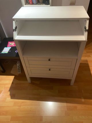 Cambiador ikea sundvik madera blanco
