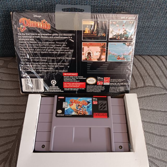 Pinocchio super nintendo usa