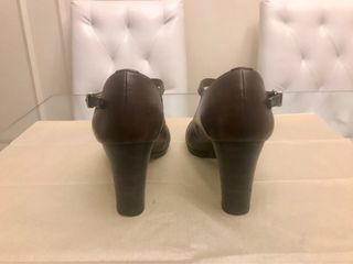 Zapatos piel salón pin up Mary Jane vintage T bar