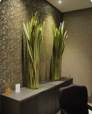 Jarrón tubo, largo 90x25, 90x18