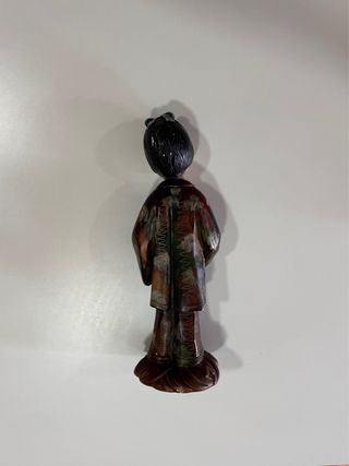 Figura Japonesa De Escayola Vintage