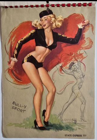 6 Ilustraciones pin up antiguas