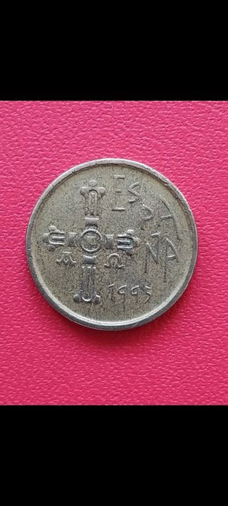 Antigua Moneda conmemorativa de 5 peseta