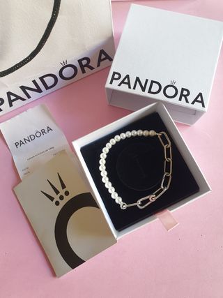 Pulsera Pandora perlas 