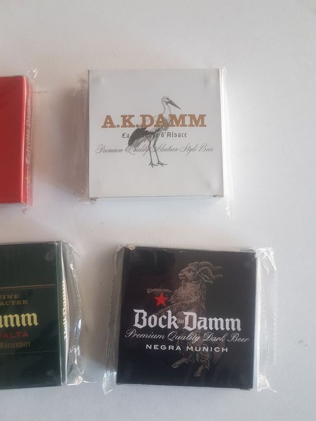 Lote Posavasos cervezas Damm