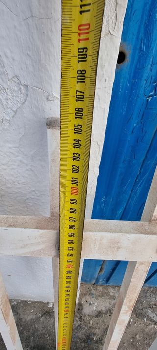 Reja aluminio blanco