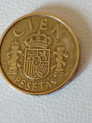 Moneda de España del año 1982, de 100 pts,