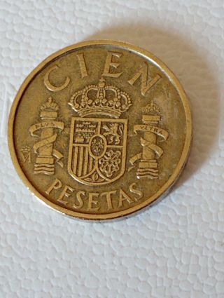 Moneda de España del año 1982, de 100 pts,