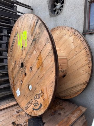 MESAS BOBINAS CARRETE MADERA CABLE CHILLPALET