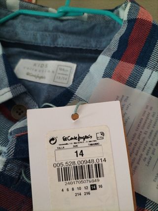 Camisa niño manga larga