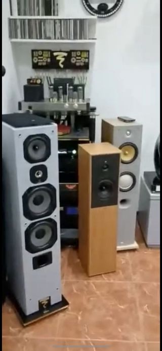 E música hifi amplificador altavoces