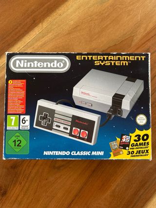 Nintendo classic mini Nes en caja