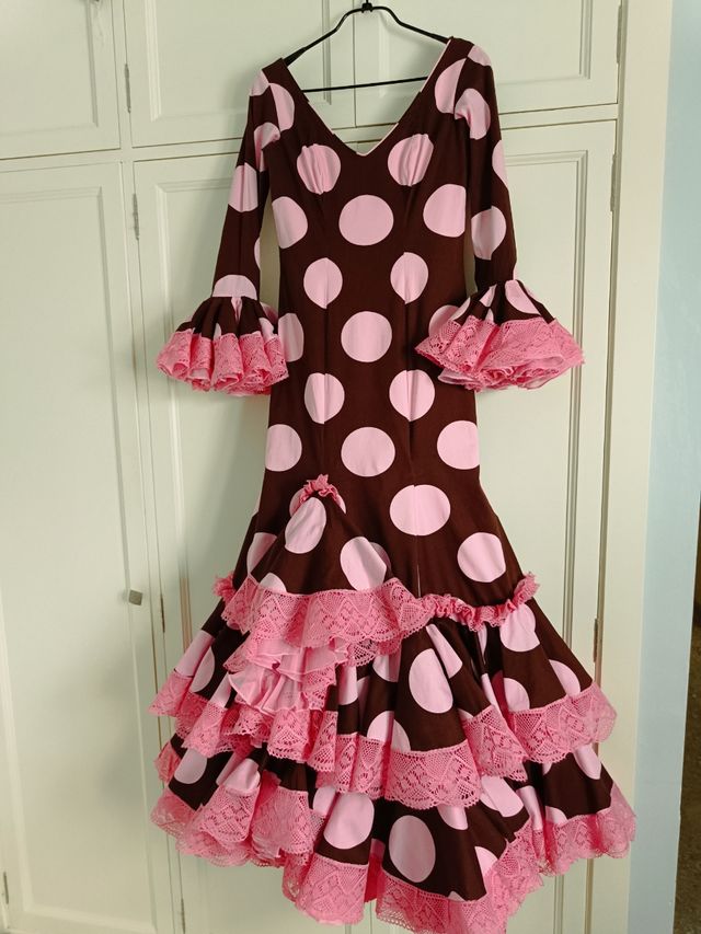 Traje de flamenca Pilar Vera talla 38