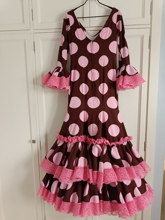 Traje de flamenca Pilar Vera talla 38