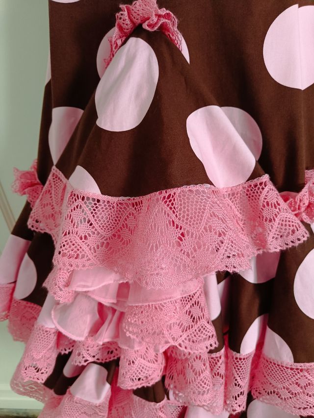 Traje de flamenca Pilar Vera talla 38