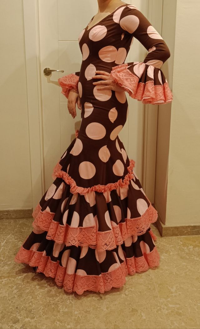 Traje de flamenca Pilar Vera talla 38