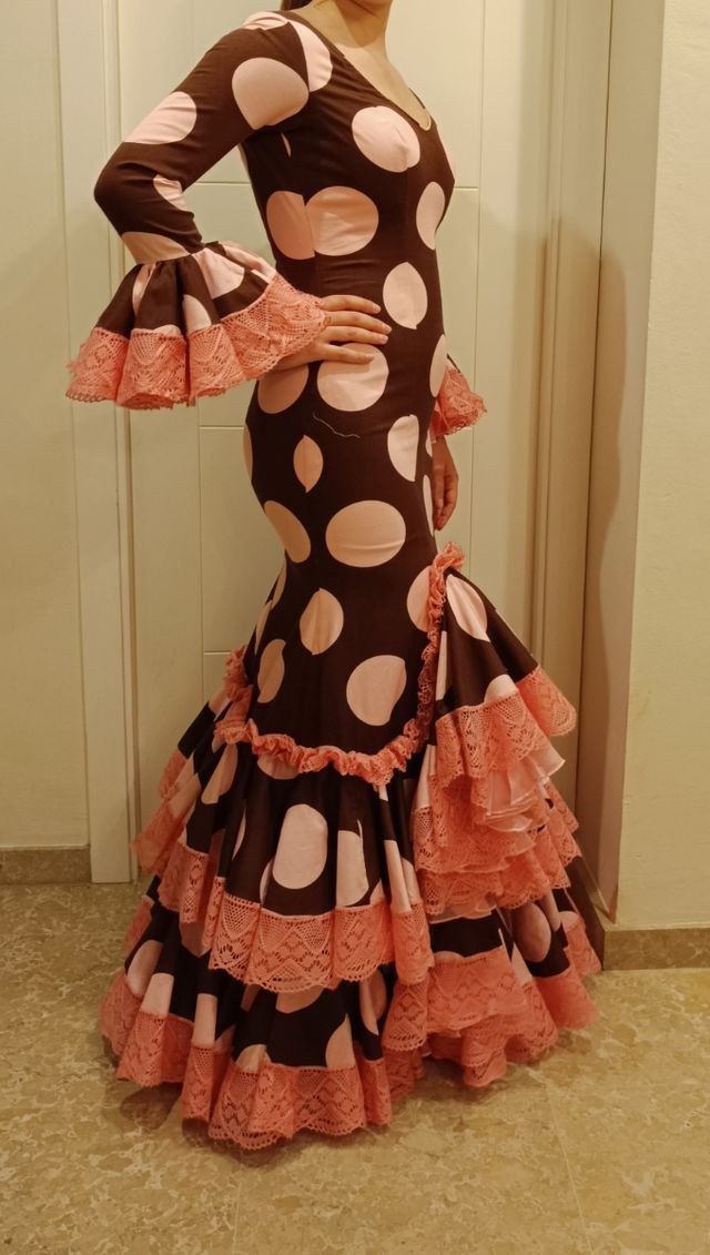 Traje de flamenca Pilar Vera talla 38