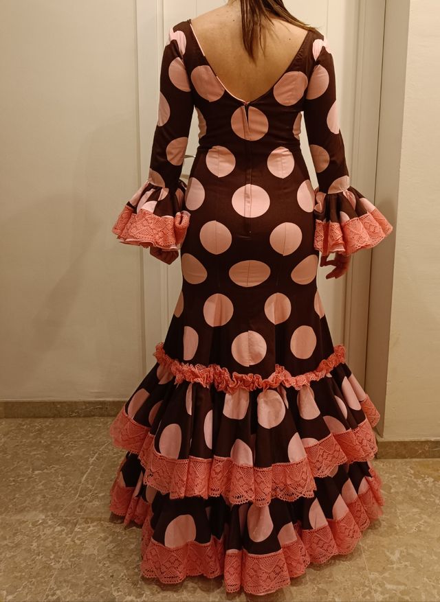 Traje de flamenca Pilar Vera talla 38
