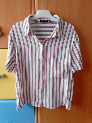 Camisa manga corta de Bershka talla S