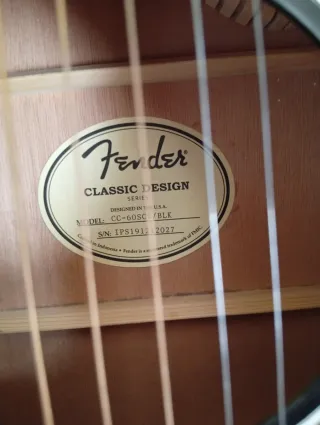 Guitarra electroacústica fender