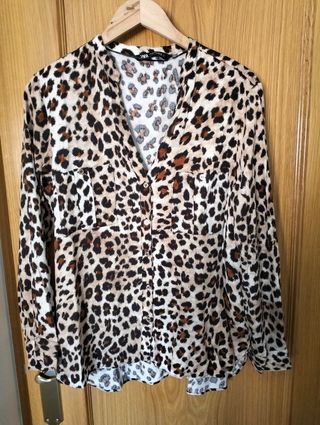 Camisa leopardo Zara