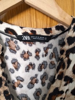 Camisa leopardo Zara